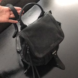 Botkier black leather backpack (Warren)